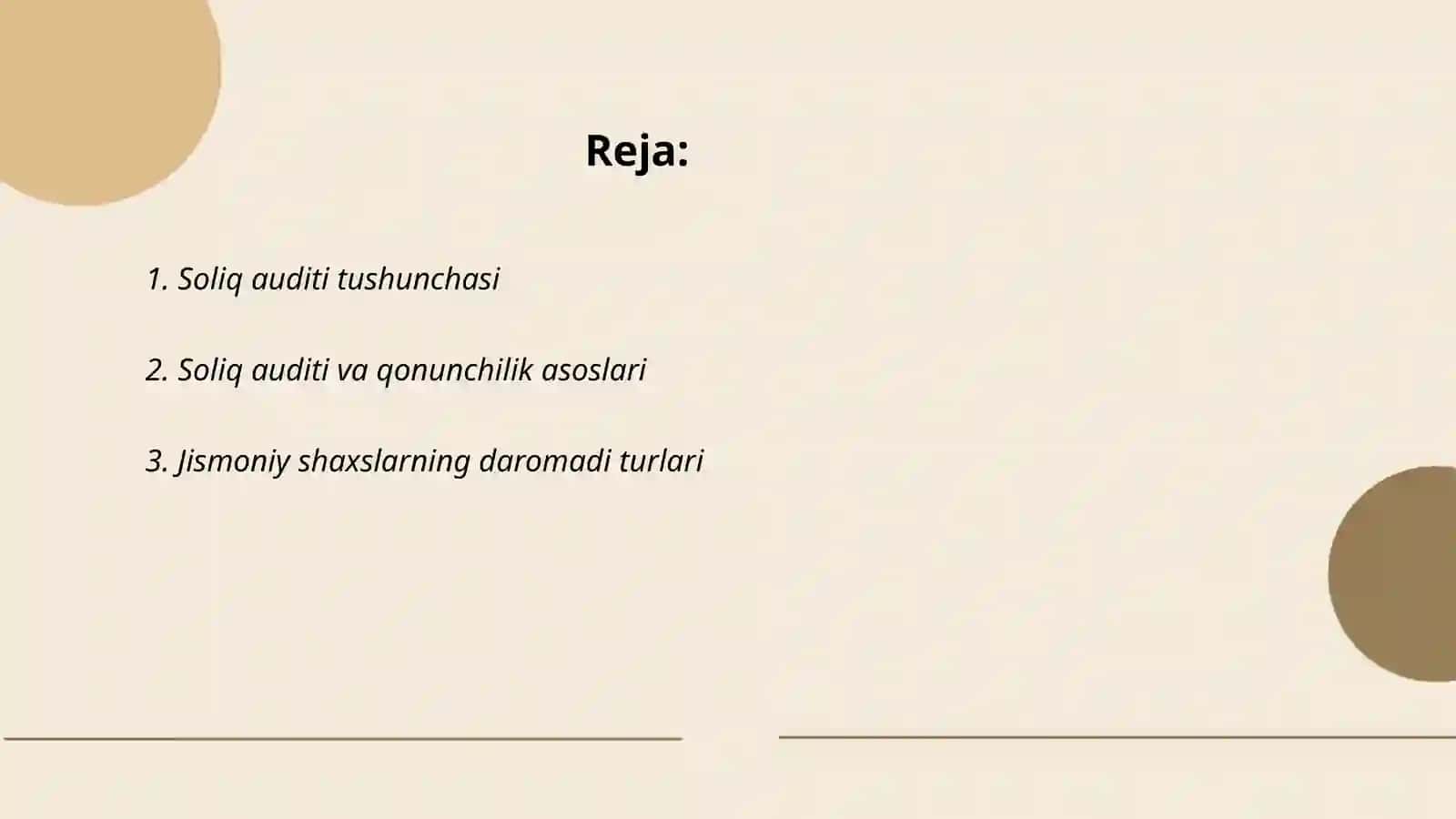 Jismoniy shaxslardan olinadigan daromad soligʻi auditi 2