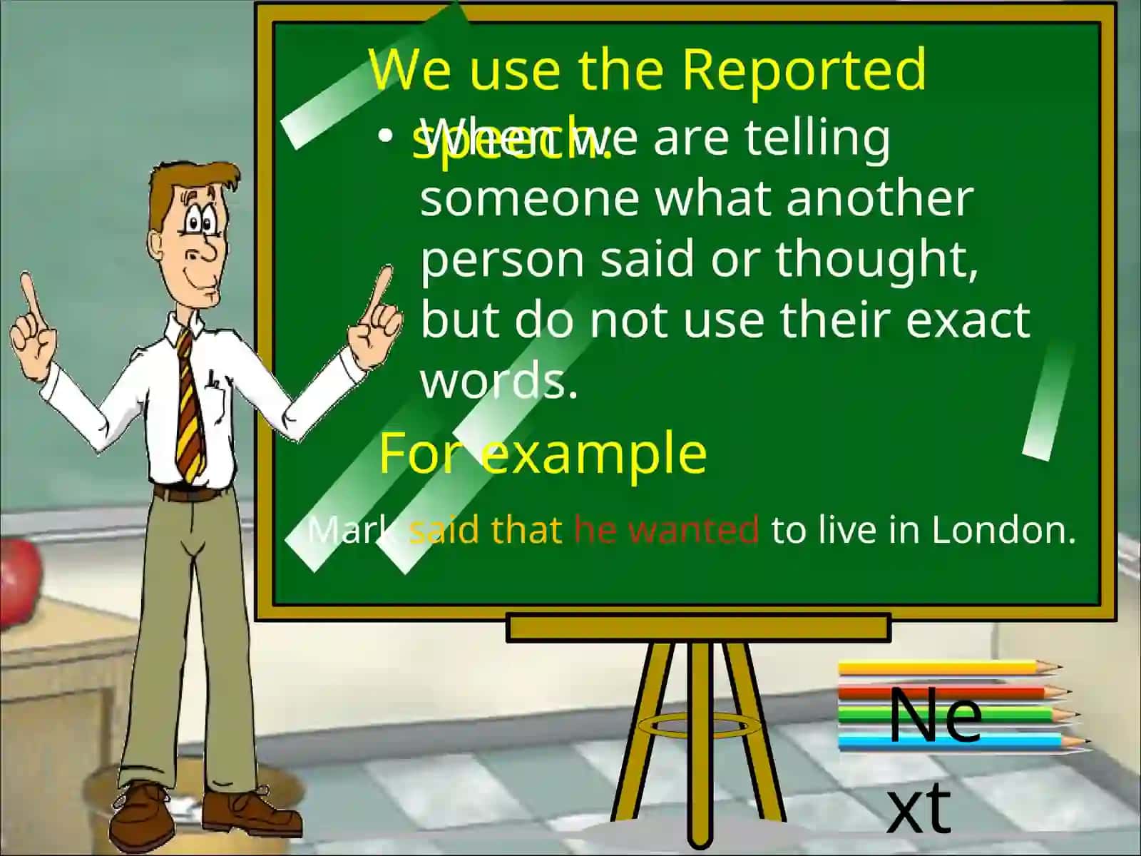Reported Speech Grammar Study 2