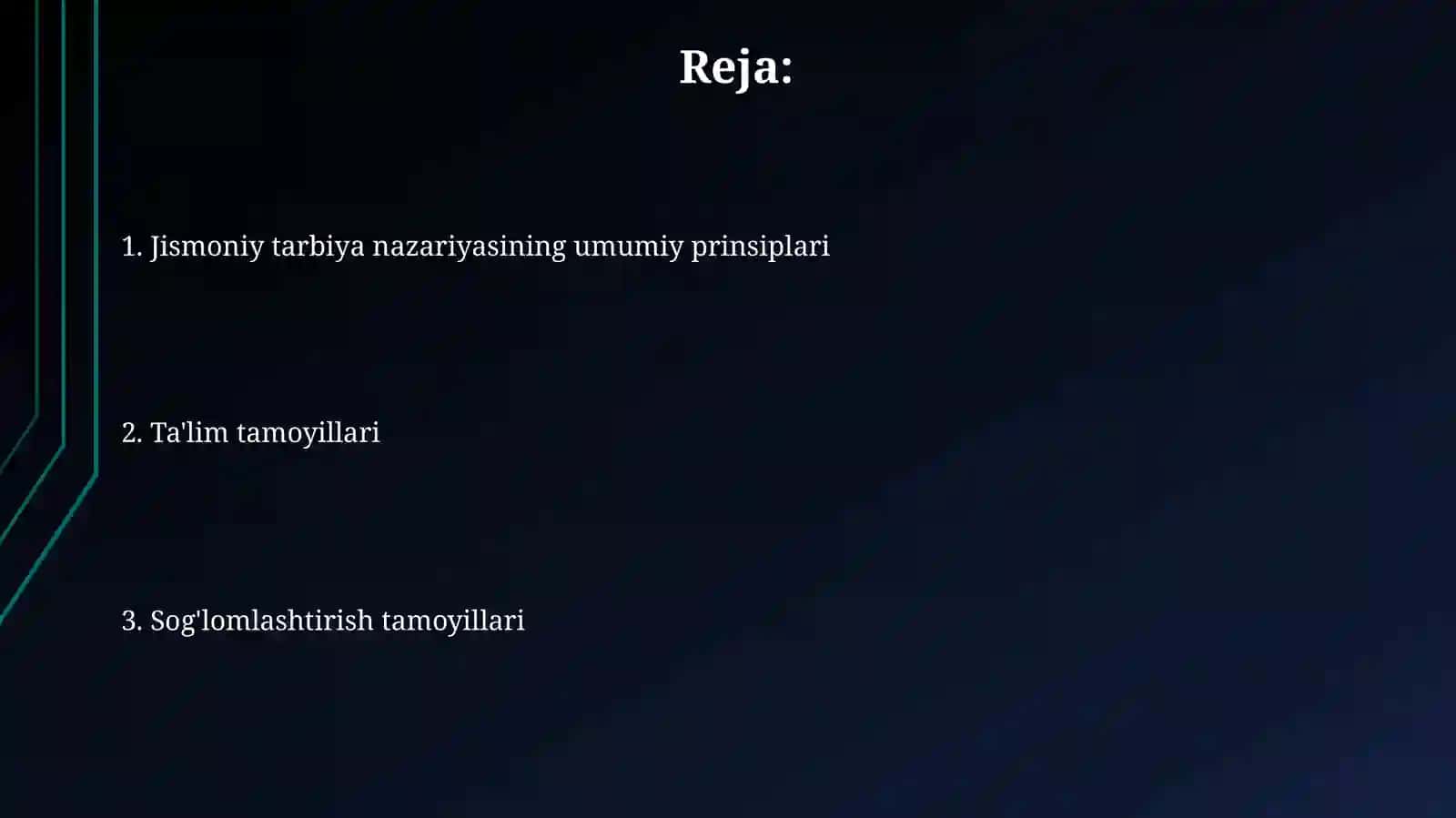 Jismoniy tarbiya nazariyasining umumiy prinsiplari 2
