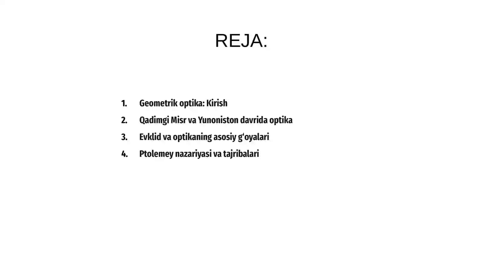 Geometrik optikaning tarixiy taraqqiyoti 2