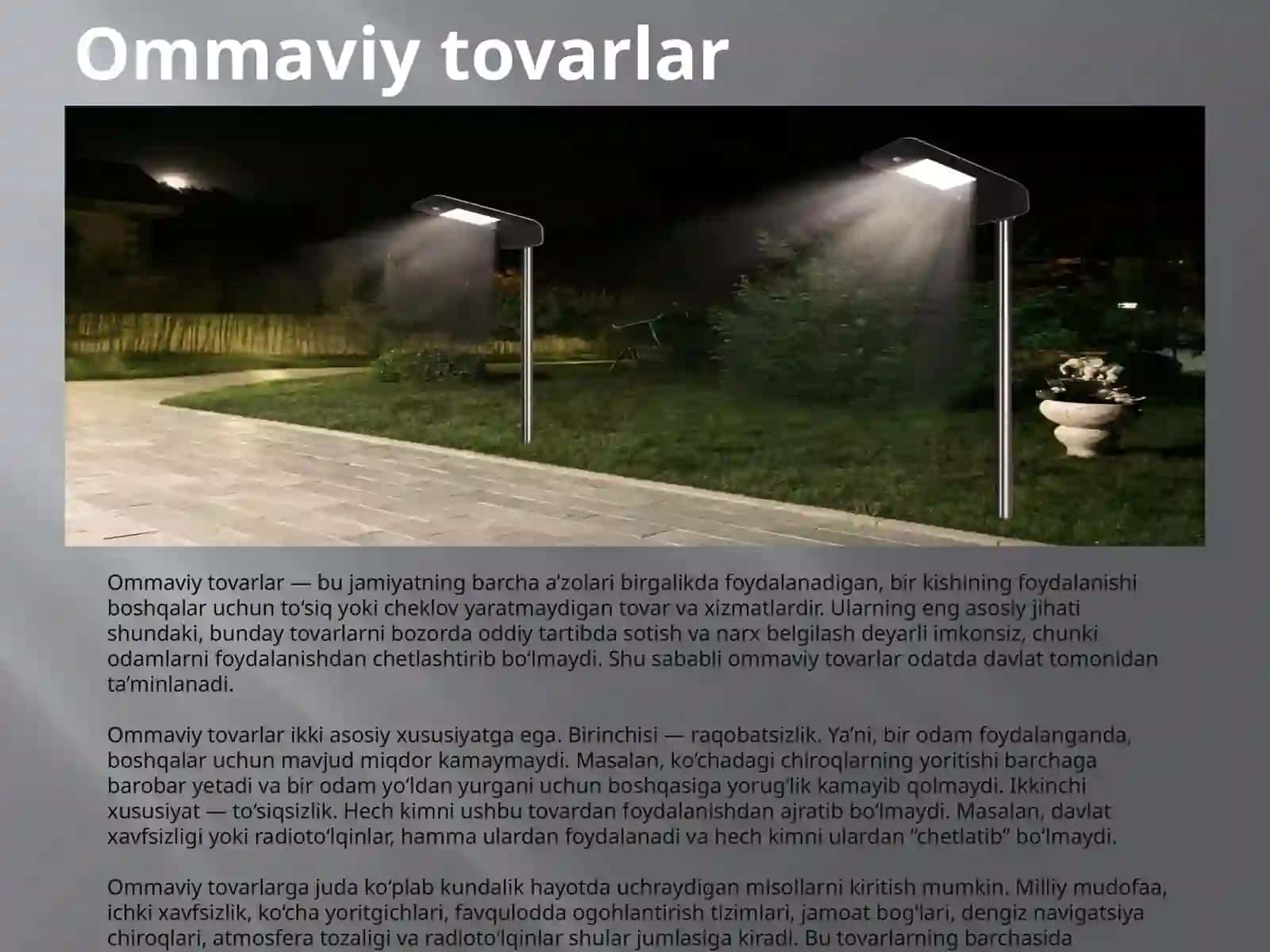Ommaviytovarlar va Umumiy Resuslar 2