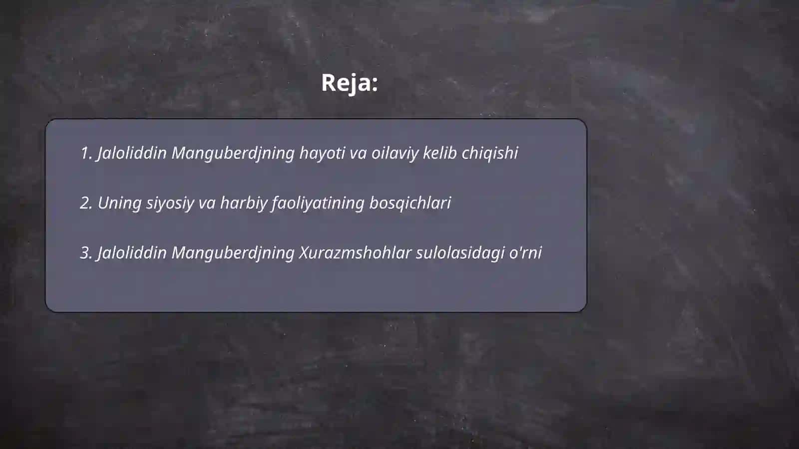 Jaloliddin Manguberdj 2