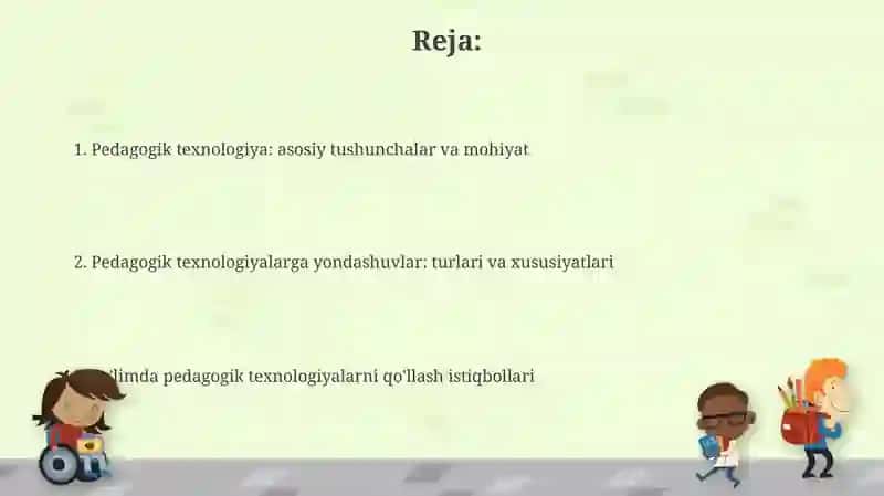 Pedagogik texnologiya: Ta'rif va mohiyat 2