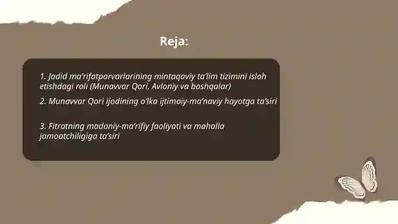 Jadid maʼrifatparvarlarining mintaqaviy taʼlim tizimini isloh etishdagi roli 2