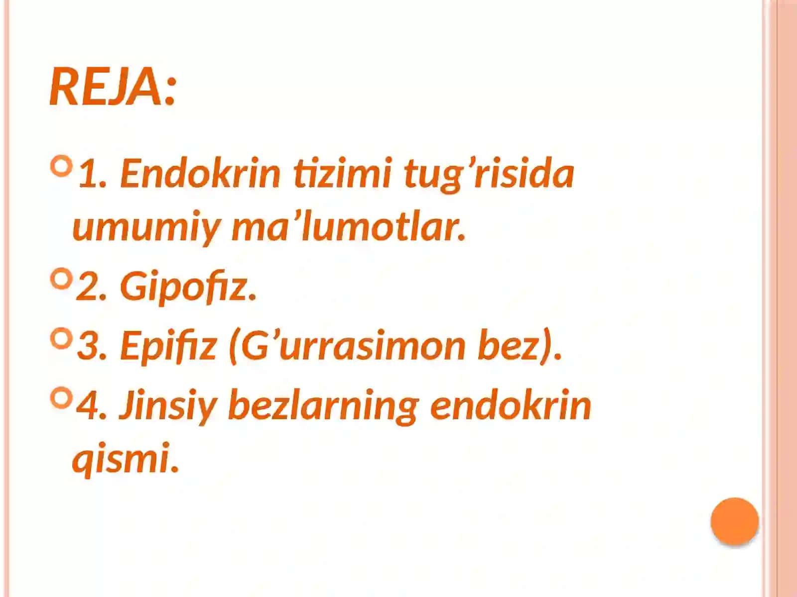 Ekzokrin va endokrin a’zolar haqida tushuncha 2