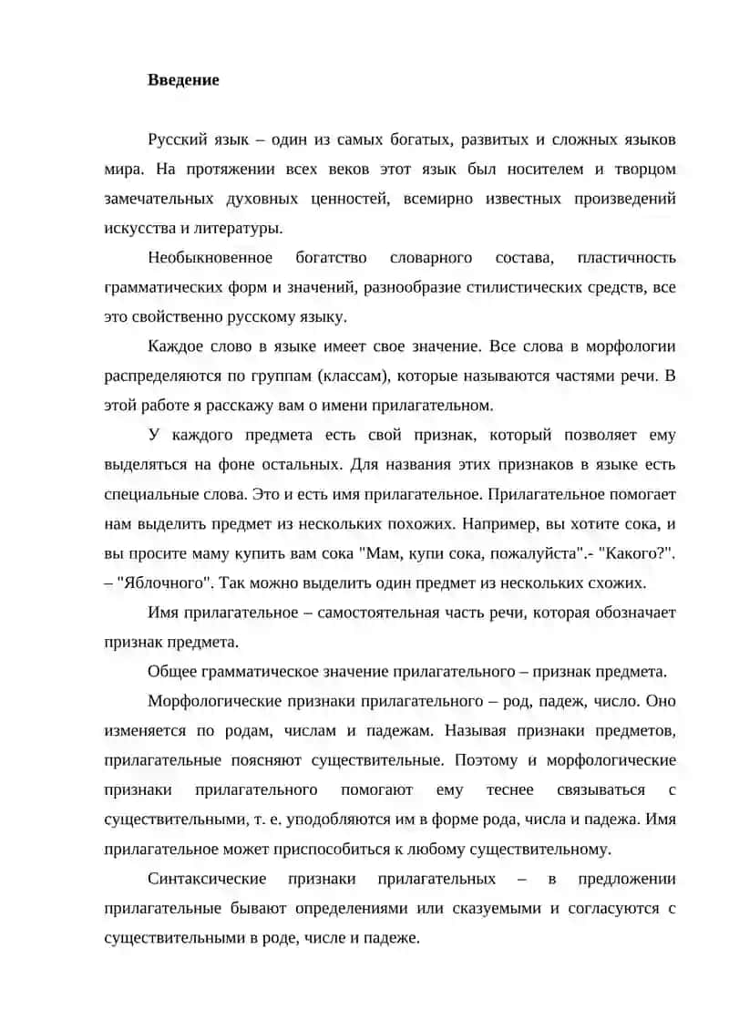 Имя прилагательное 2