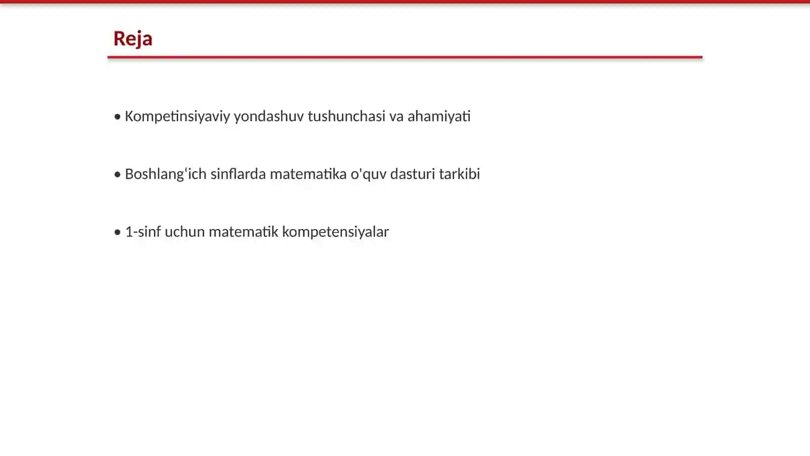 Kompetinsiyaviy yondashuv matematikada 2