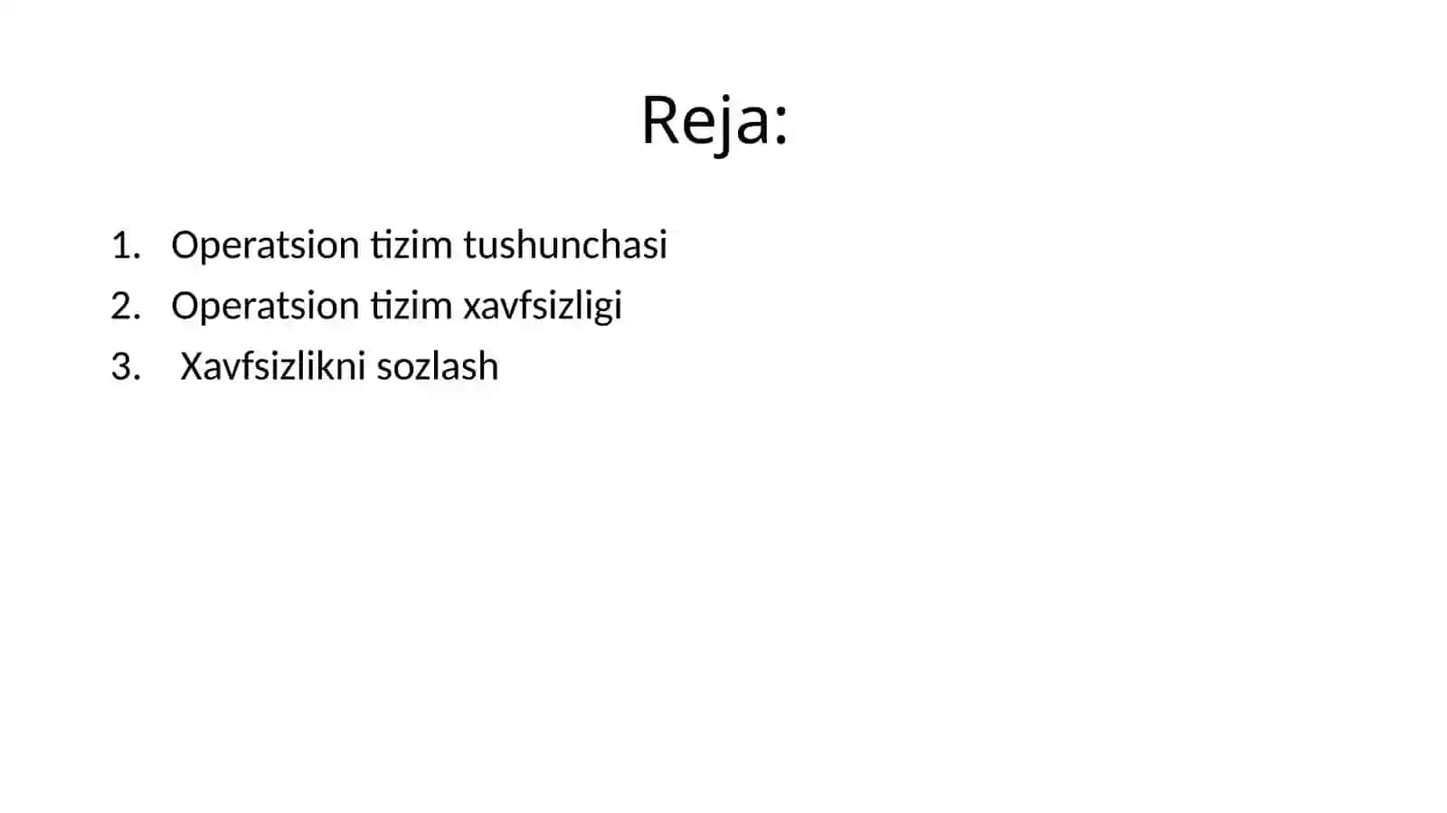 Operatsion tizimlar xavfsizligini ta’minlash va sozlamalarni amalga oshirish 2
