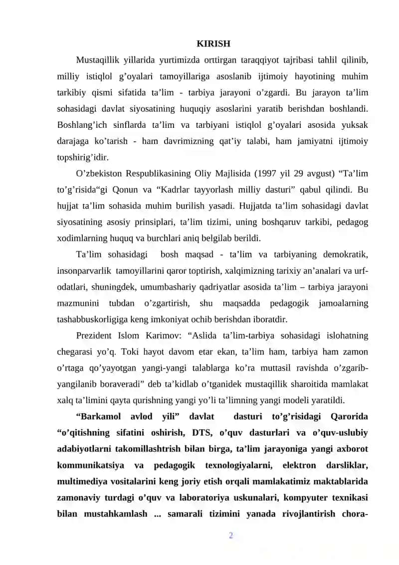 Boshlang’ich sinf o’quvchilariga o’n ichidagi sonlarni o’rganishda ko’rgazmalilik va didaktik materiallardan foydalanish usullari 2
