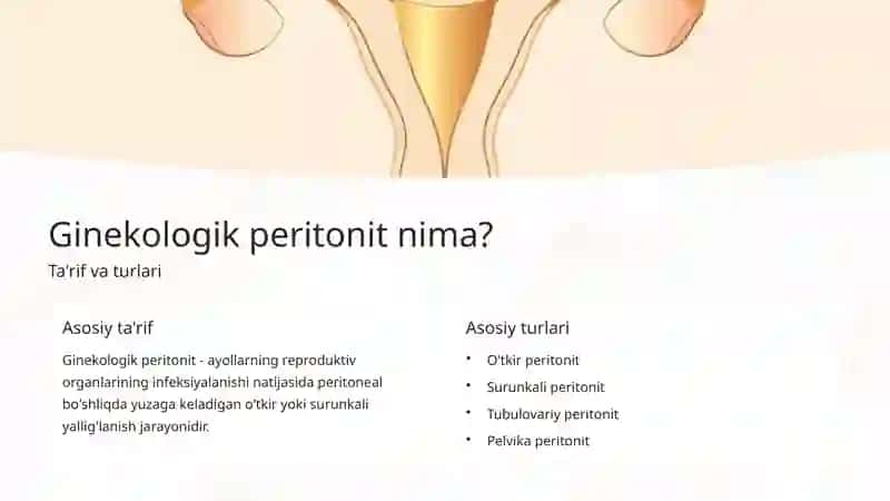 Ginekologik peritonitlar 2