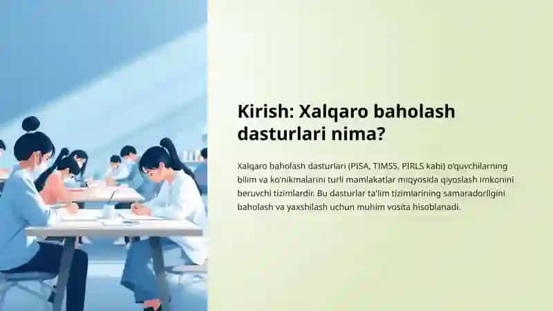 Xalqaro baholash dasturlarining ta’lim sifatiga va mazmuniga ta’siri 2