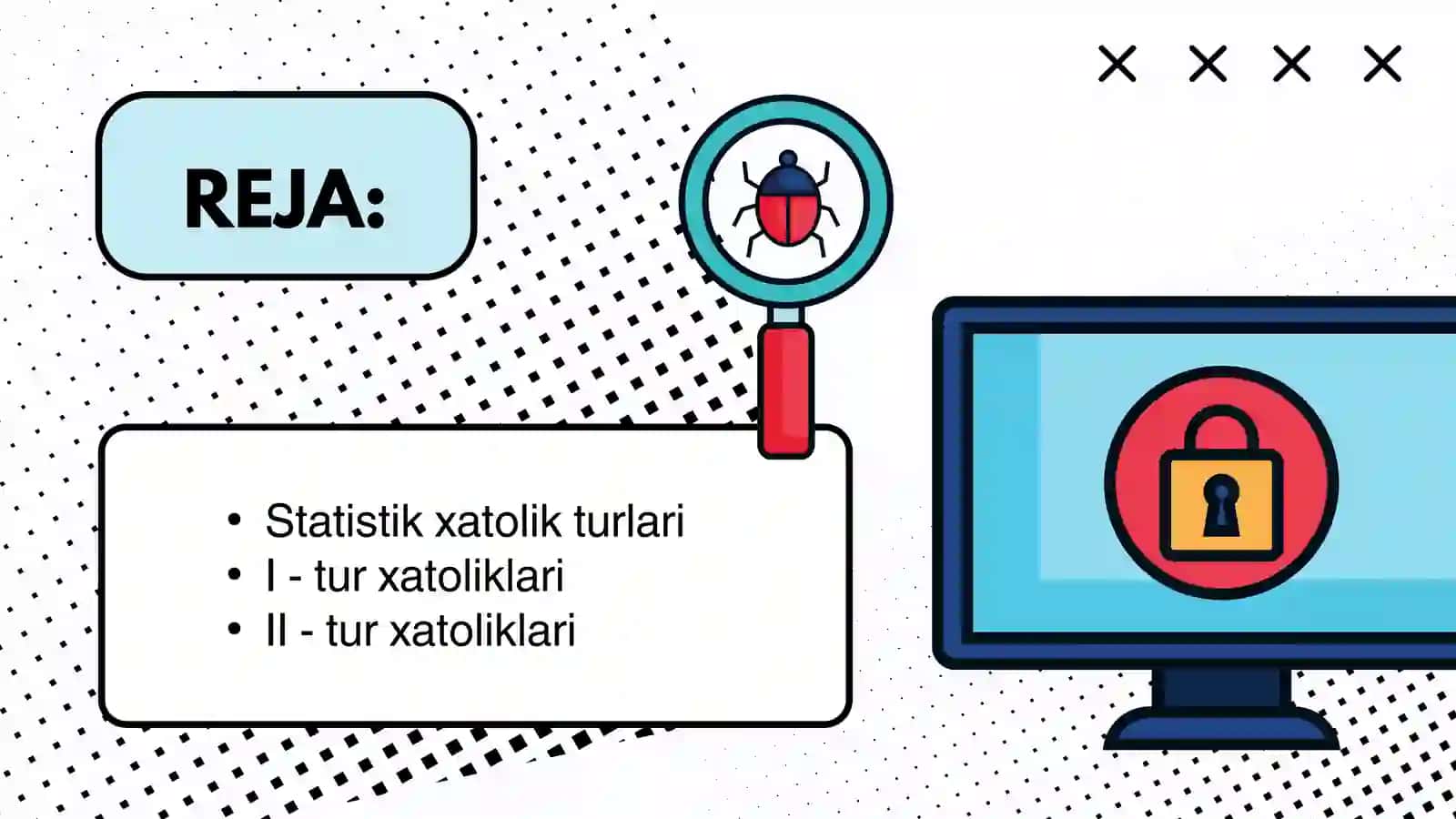 Statistik xatolik turlari 2