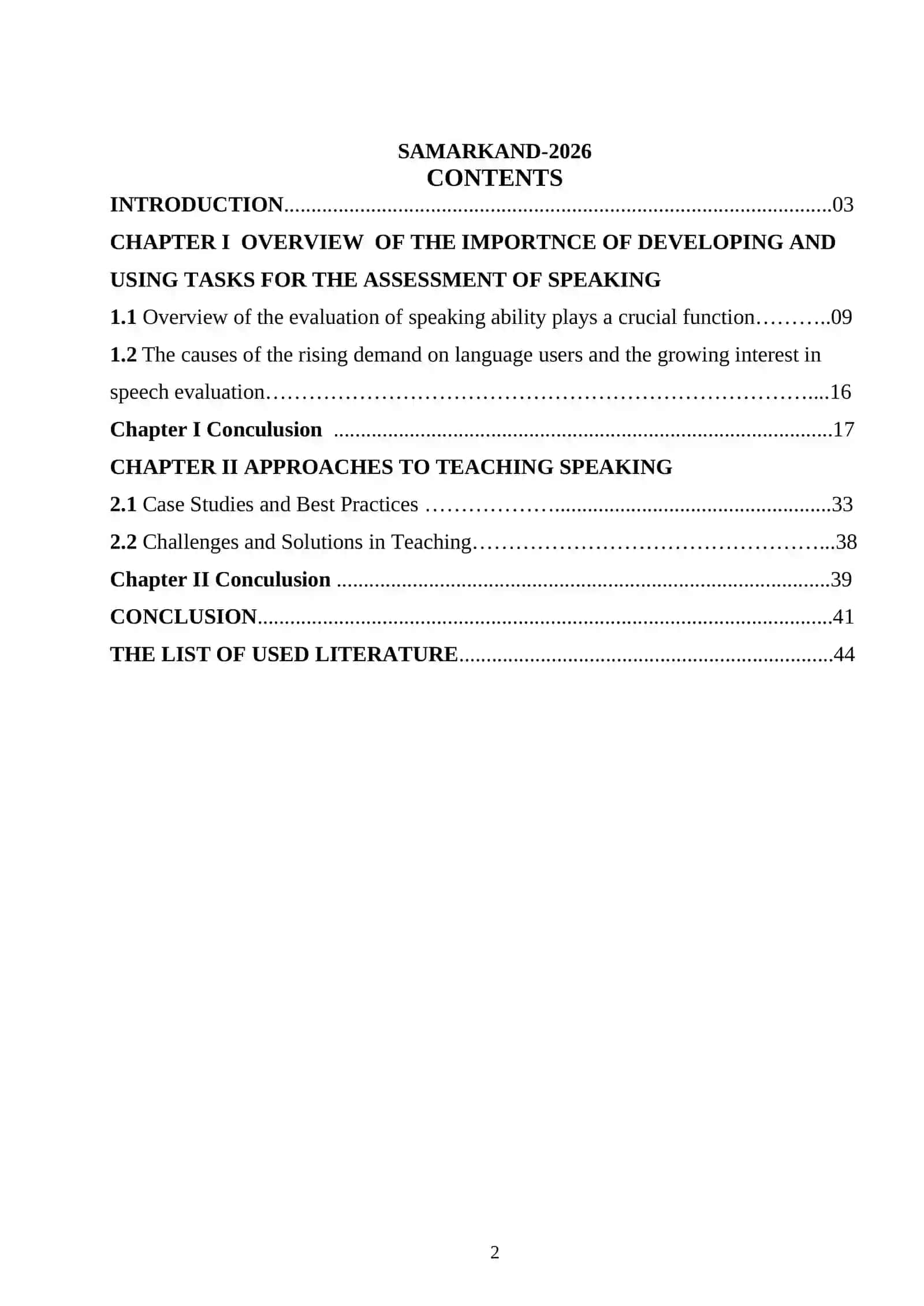 THE ROLE OF ASSESSMENT IN INTEGRATED SPEAKING SKILL DEVELOPMENT 2