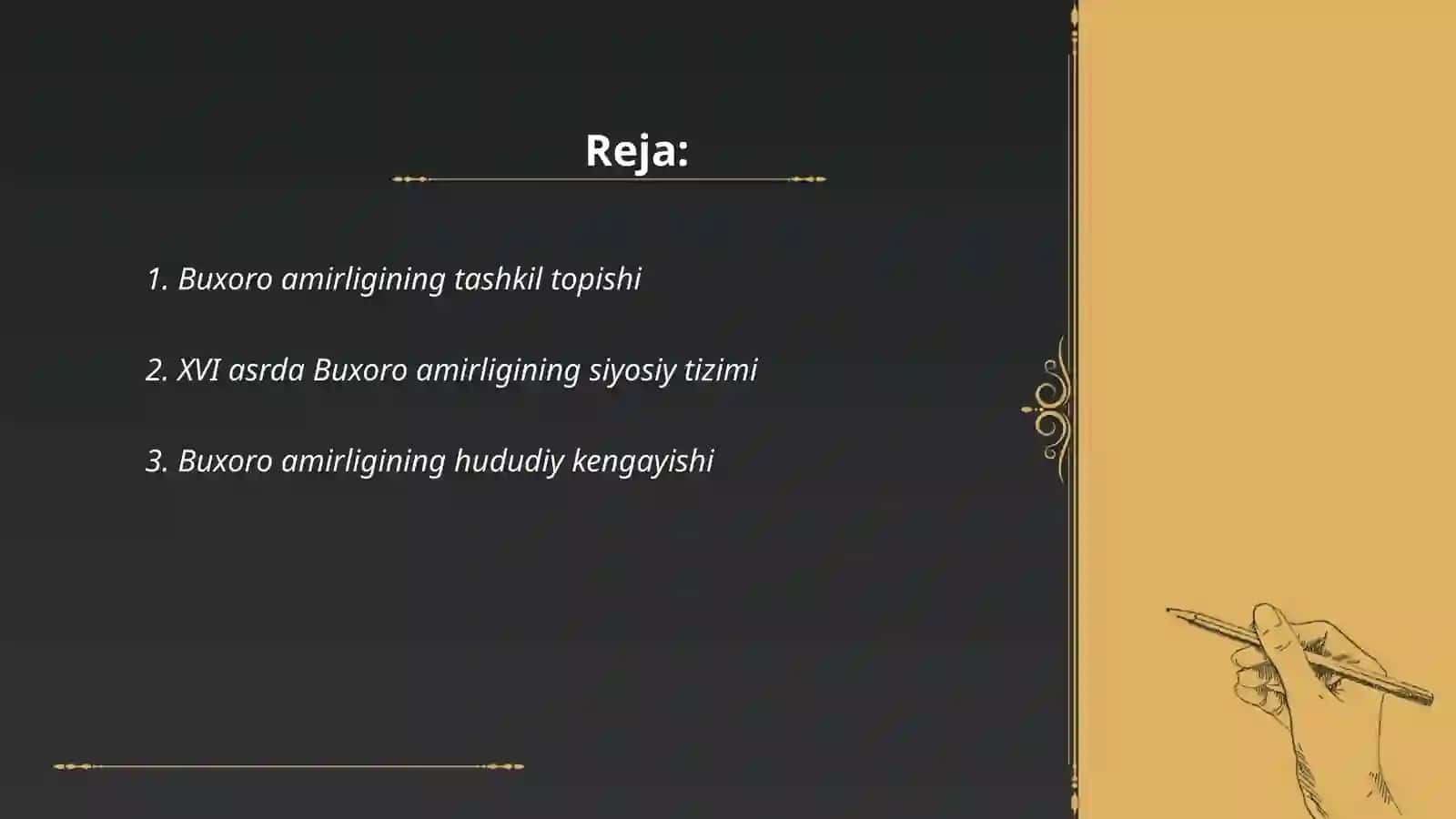 XVI-XIX asr Buxoro amirligi siyosiy tarixining tarixshunosligi 2