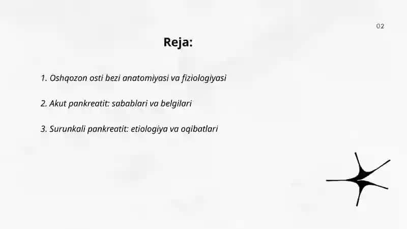 Oshqozon osti bezi kasalliklari 2