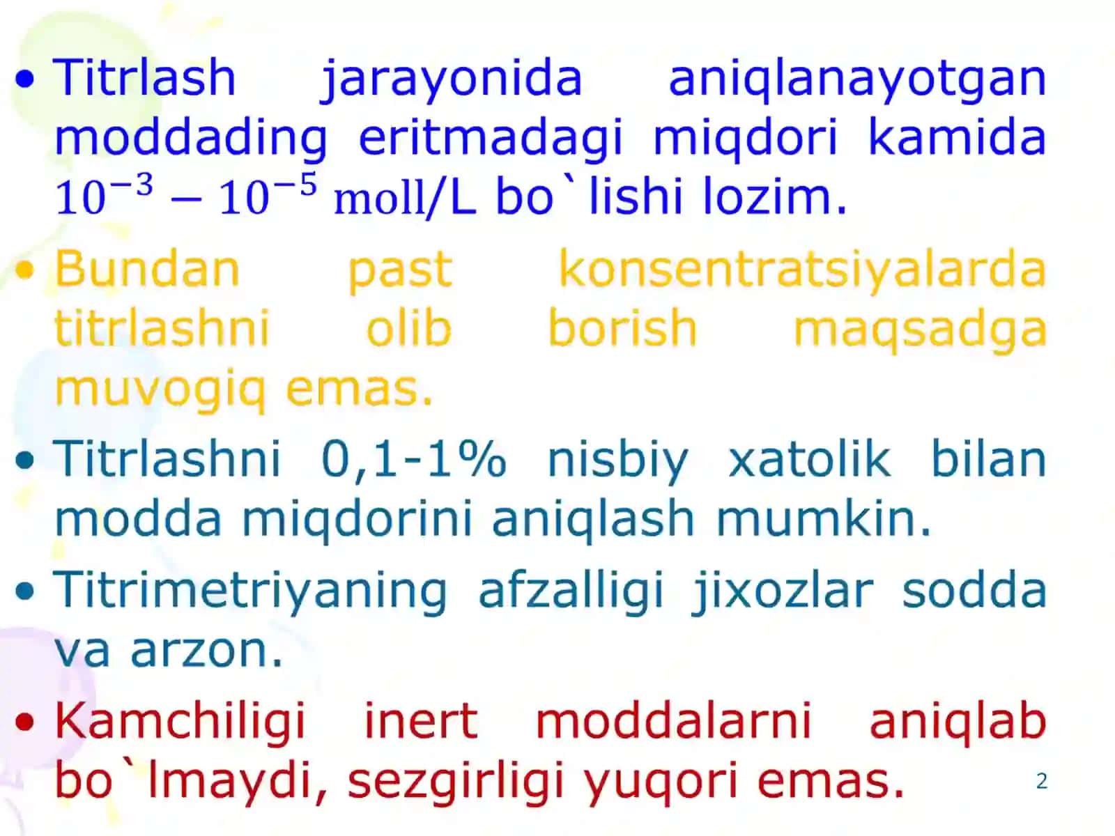 STANDART ERITMALAR 2