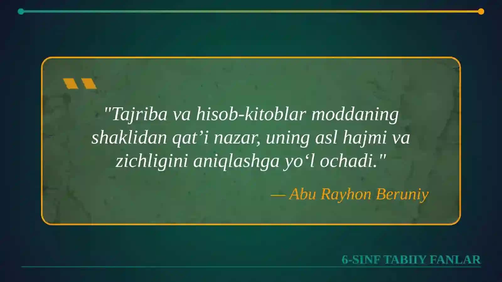 6-SINF TABIIY FANLAR 2