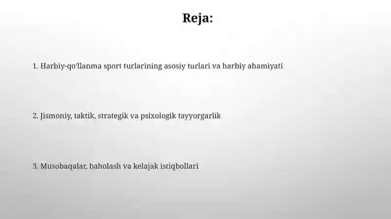Harbiy sport turlari tarixi 2