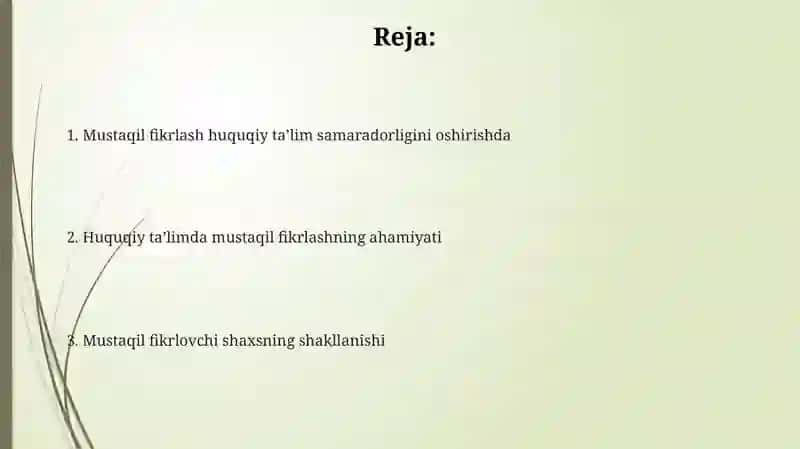 Huquqiy tarbiya jarayonida erkin mustaqil fikrlovchi shaxsning ro’li 2