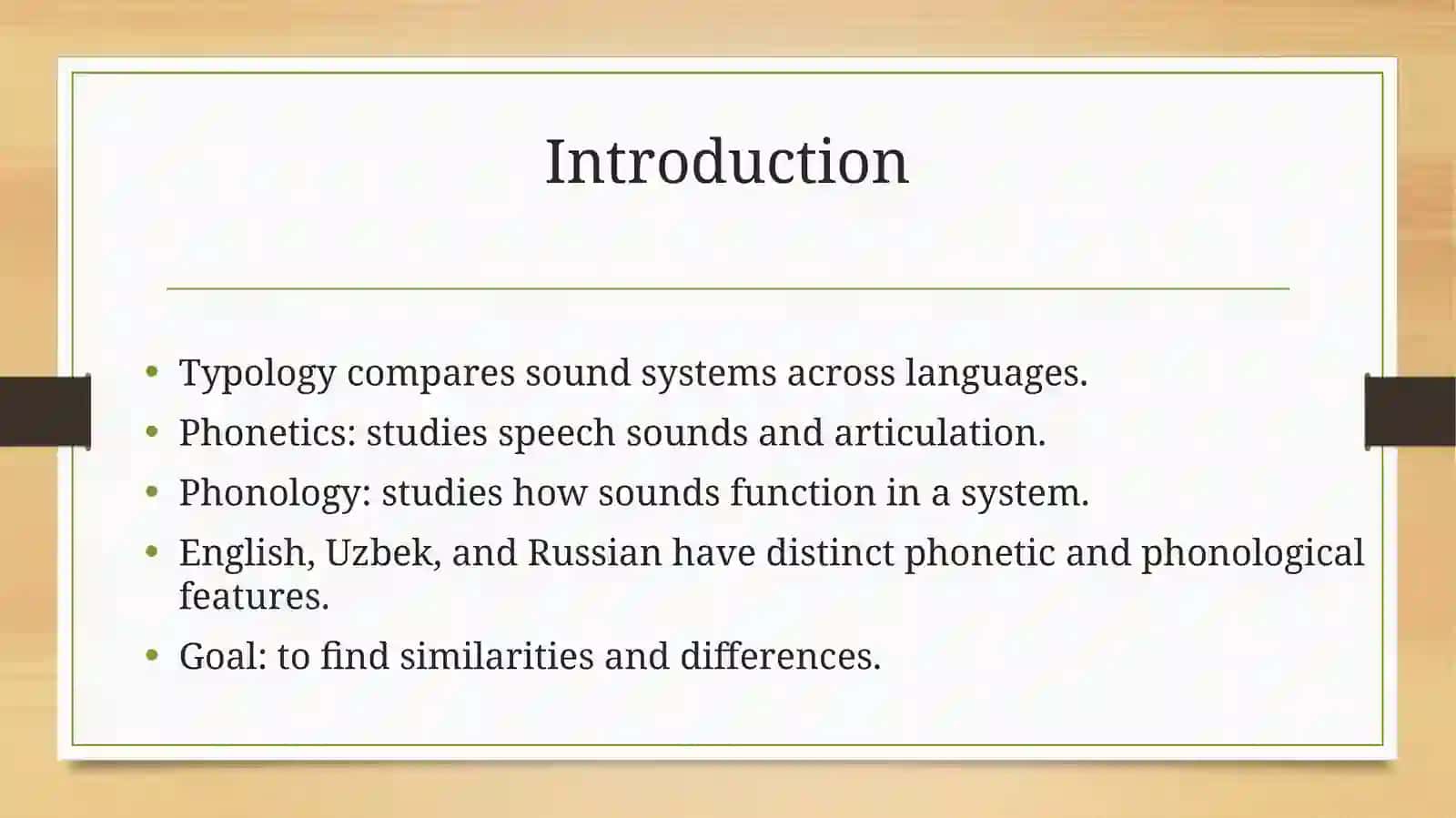 Typology of Phonetic and Phonological Level of English, Uzbek, and Russian Languages 2