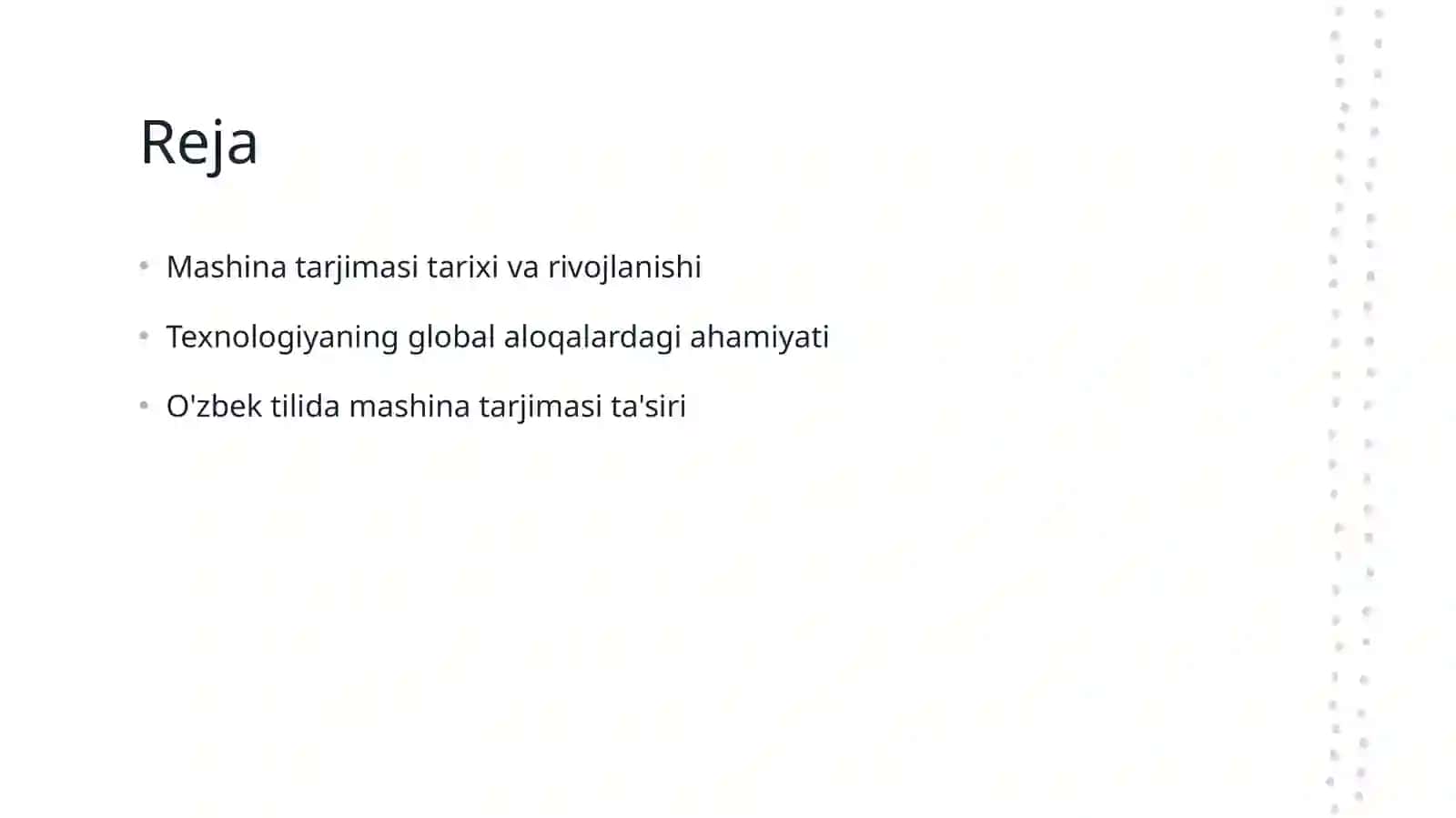 Mashina tarjimasi tarixi 2