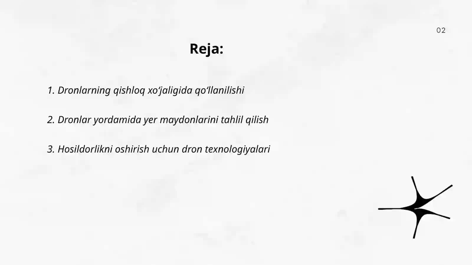 Dronlar va ulardan “aqlli” qishloq xo‘jaligida foydalanishni o‘rganish 2