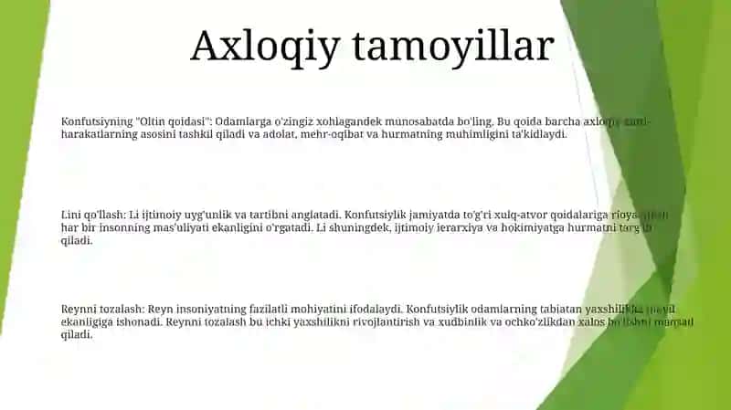 Konfutsiylik Ta'Limotida Ijtimoiy-Axloqiy Masalalar 2
