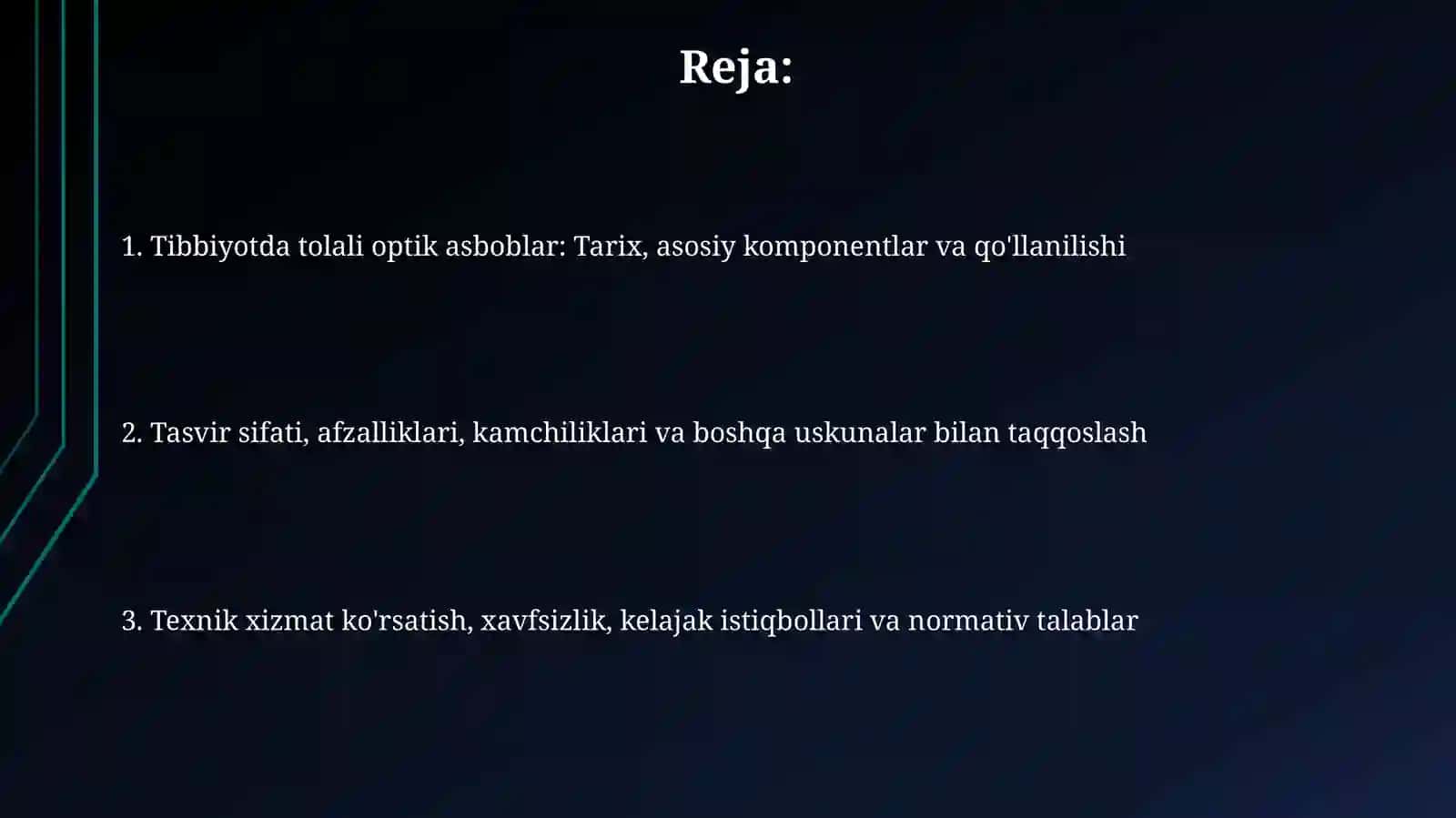 Tolali optika asboblarining tibbiyotdagi ahamiyati 2
