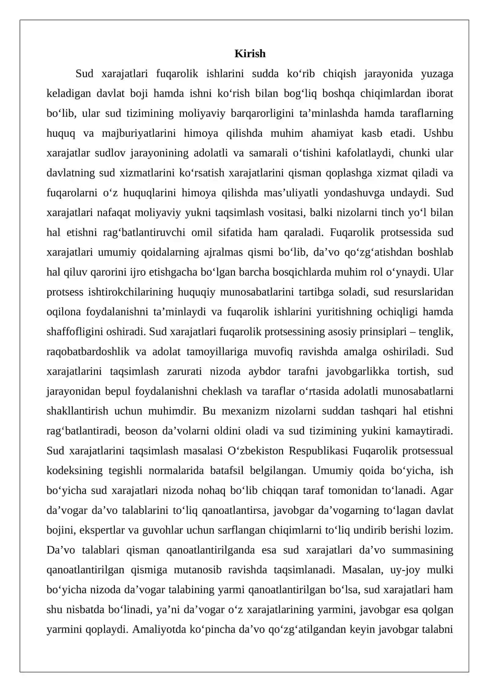 Sud xarajatlarini taqsimlash 2