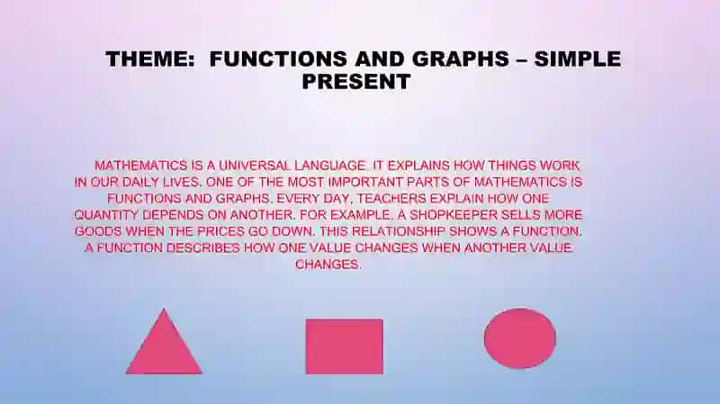 Functions and Graphs – Simple Present 2