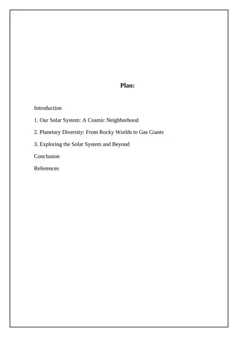 Independent Work: Earth and planets in the solar system 2