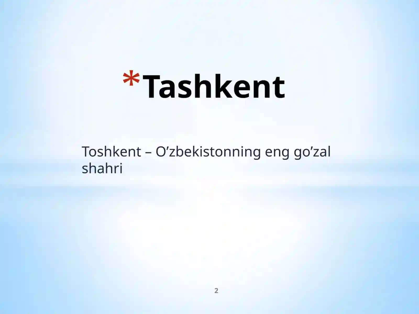Toshkent 2