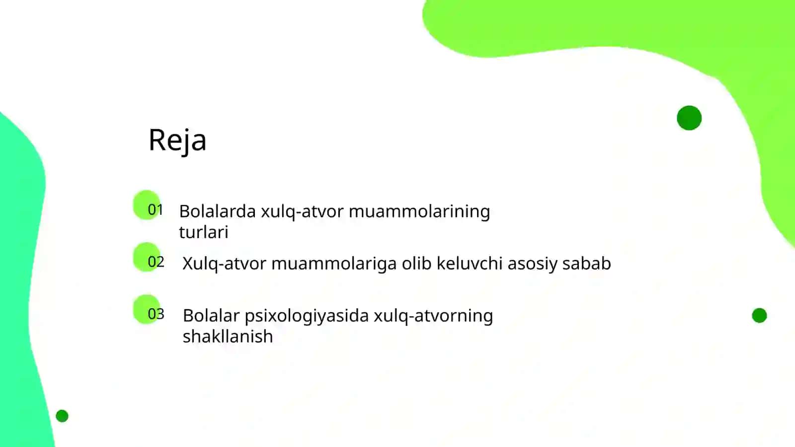 Bolalarda xulq-atvor muammolarini bartaraf etish 2