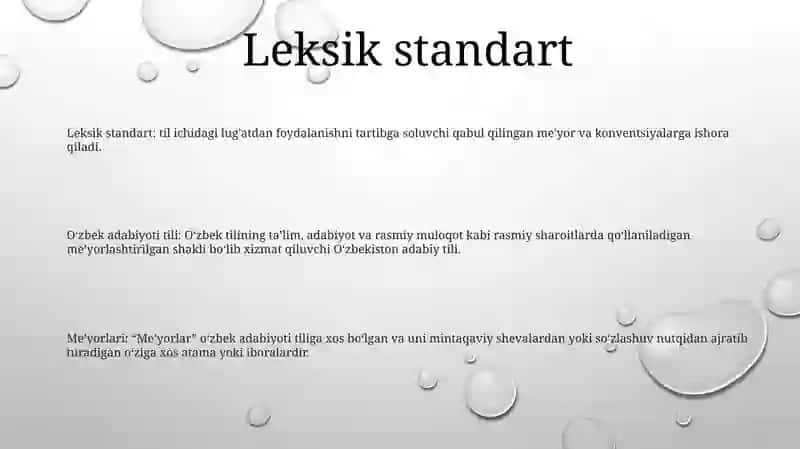 Oʻzbek Adabiy Tili Me'Yorlari 2