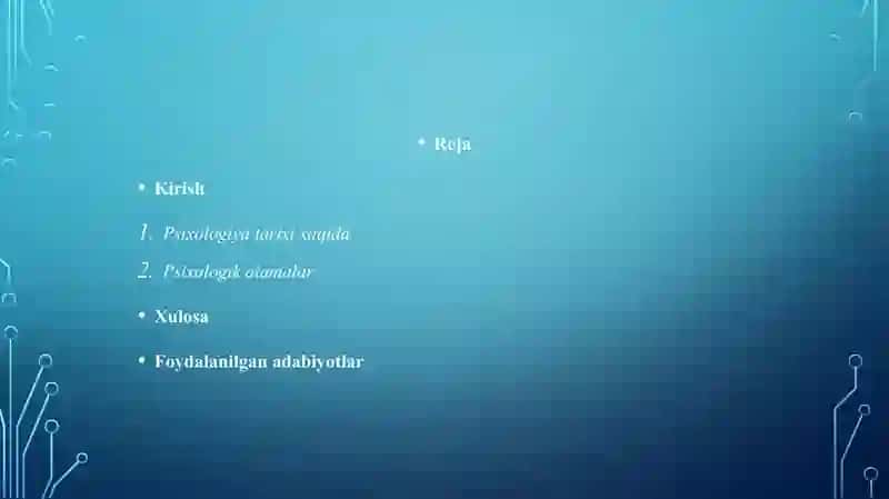 Psixologiyaning turlicha atamalari 2