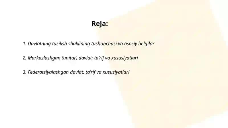 Davlatning tuzilish shakli 2
