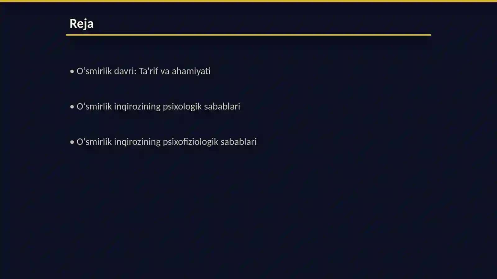 Oʻsmirlik davri inqirozi va uning psixologik va psixofiziologik sabablari 2