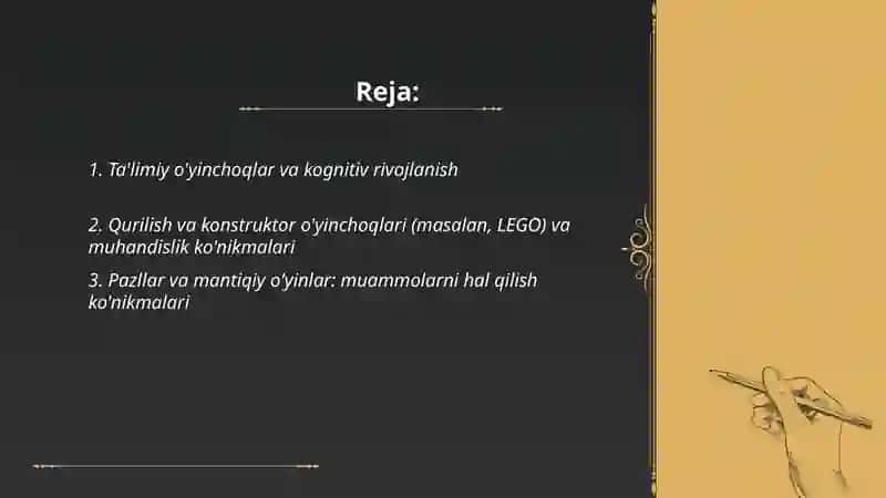 o'yinchoqlarning turlari va ularning bugungi kundagi ahamiyati 2