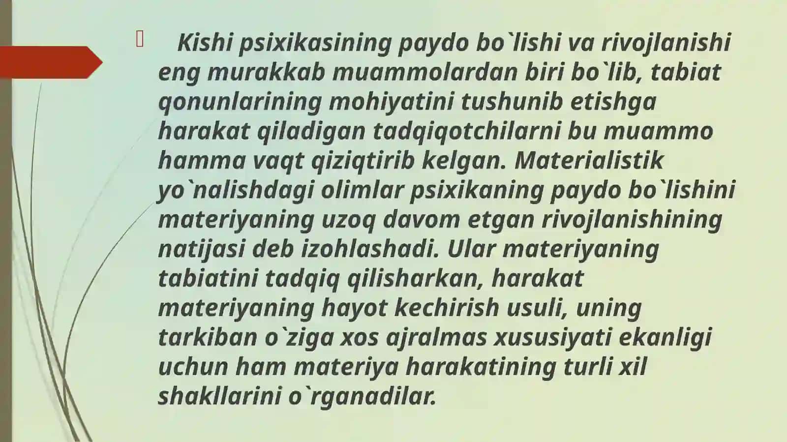Inson psixikasining ontogenezdarivojlanishi 2