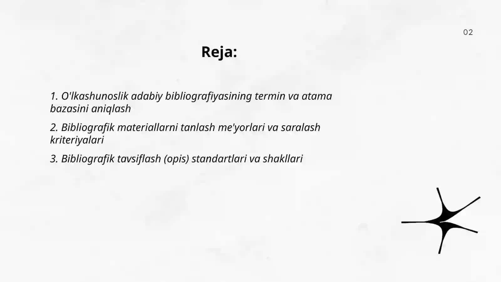 O'lkashunoslik adabiy biblografiyasining uslubiy masalalari 2
