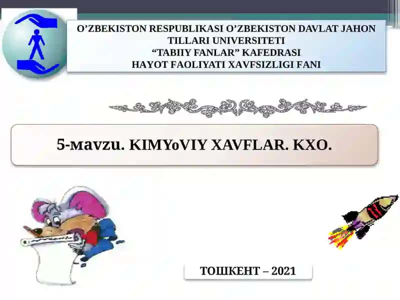 Kimyoviy xavflar 2