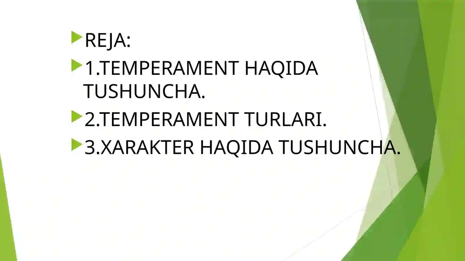 Temperament turlari va xossalari 2