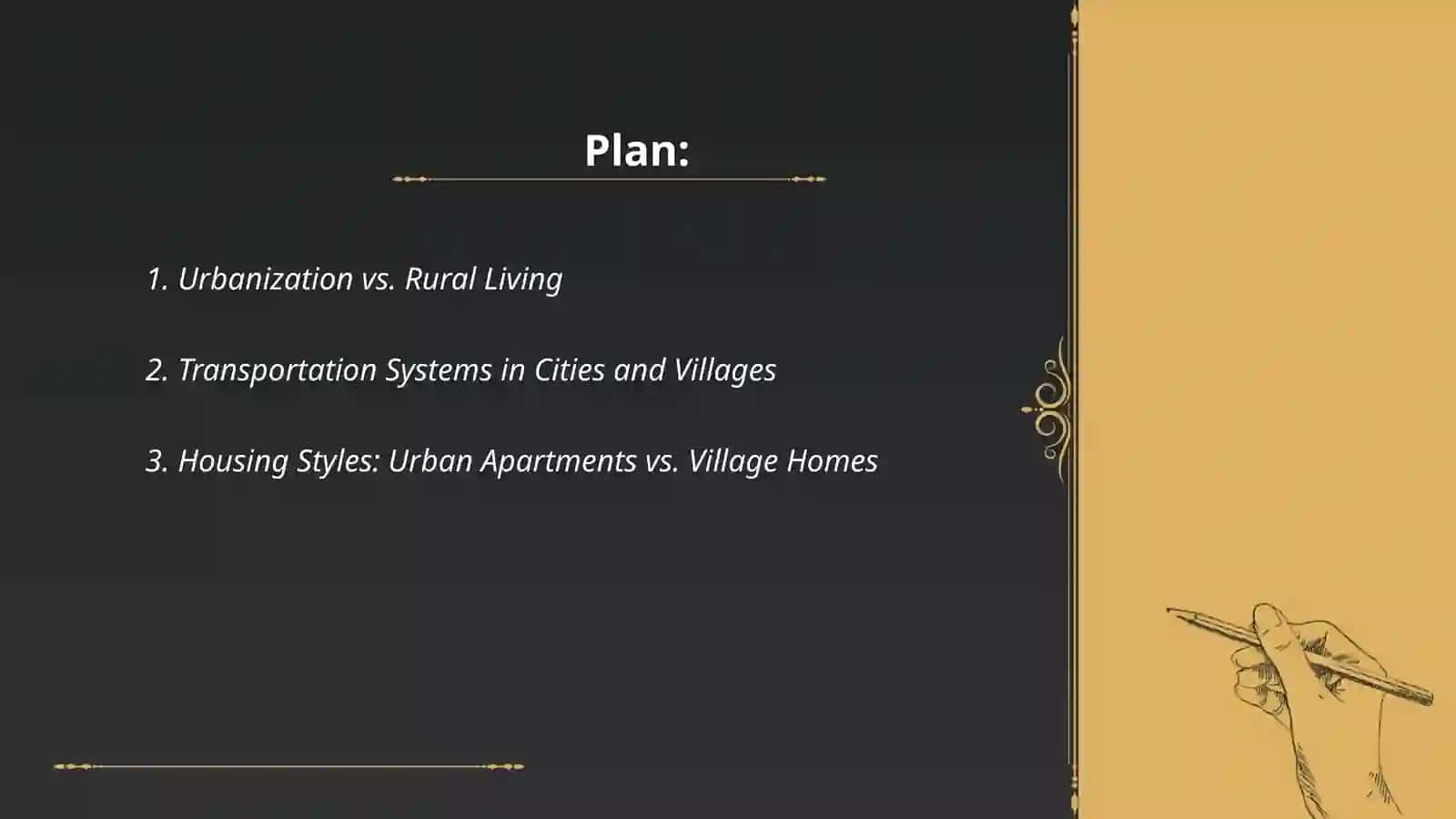 Lifestyle of cities and villages 2