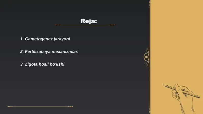 Embryonal rivojlanishning umumiy qonuniyatlari 2