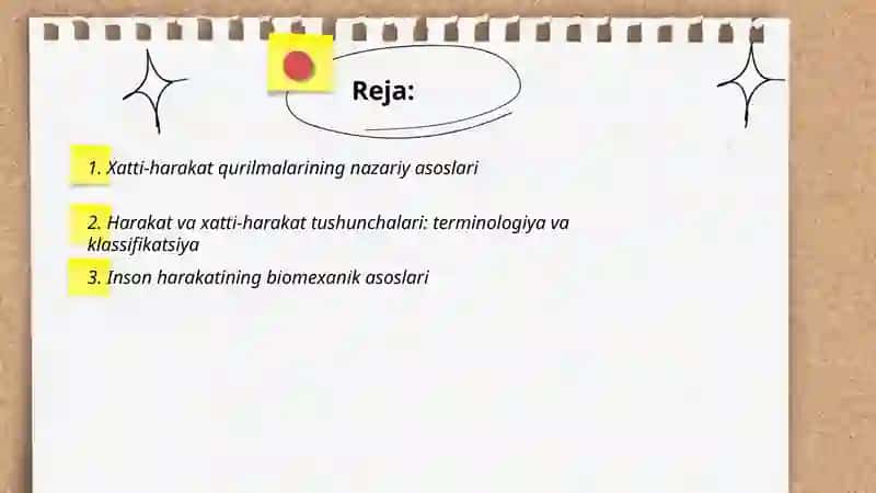 Xatti-harakat qurilmalarining nazariy asoslari 2
