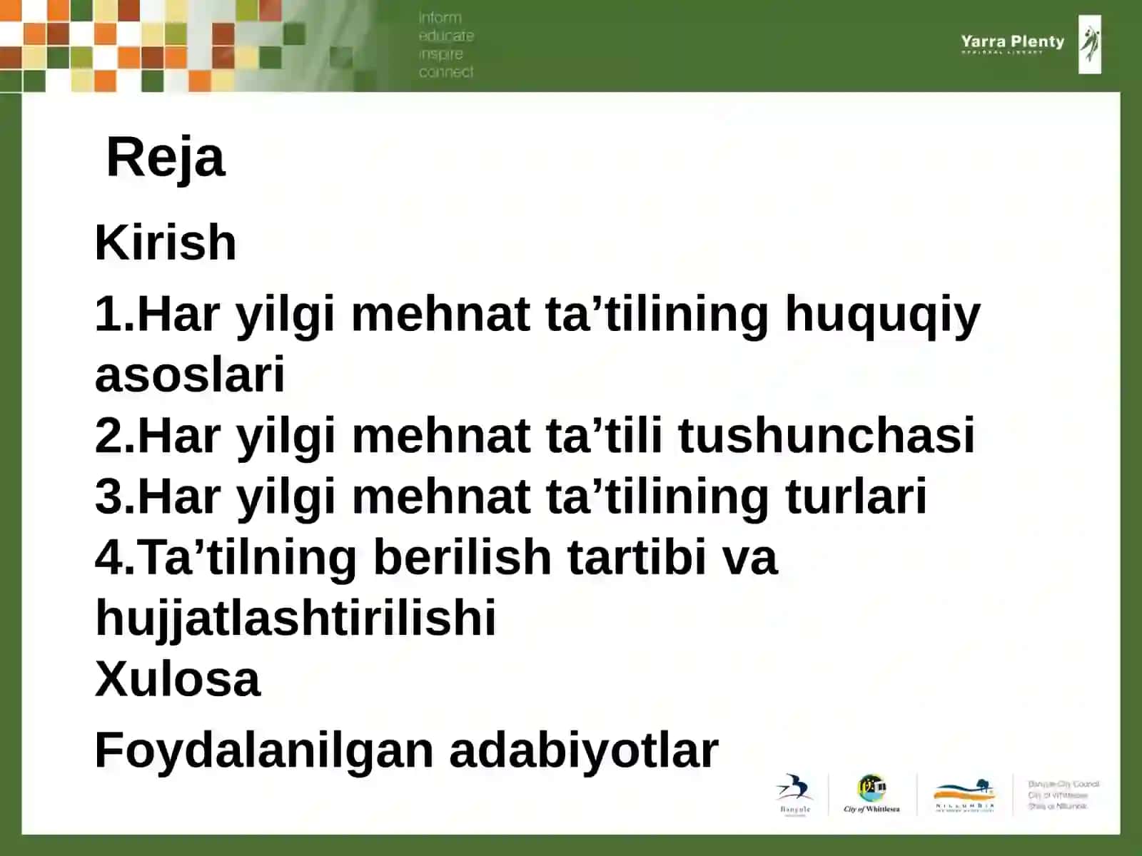 HAR YILGI MEHNATTA’TILI 2