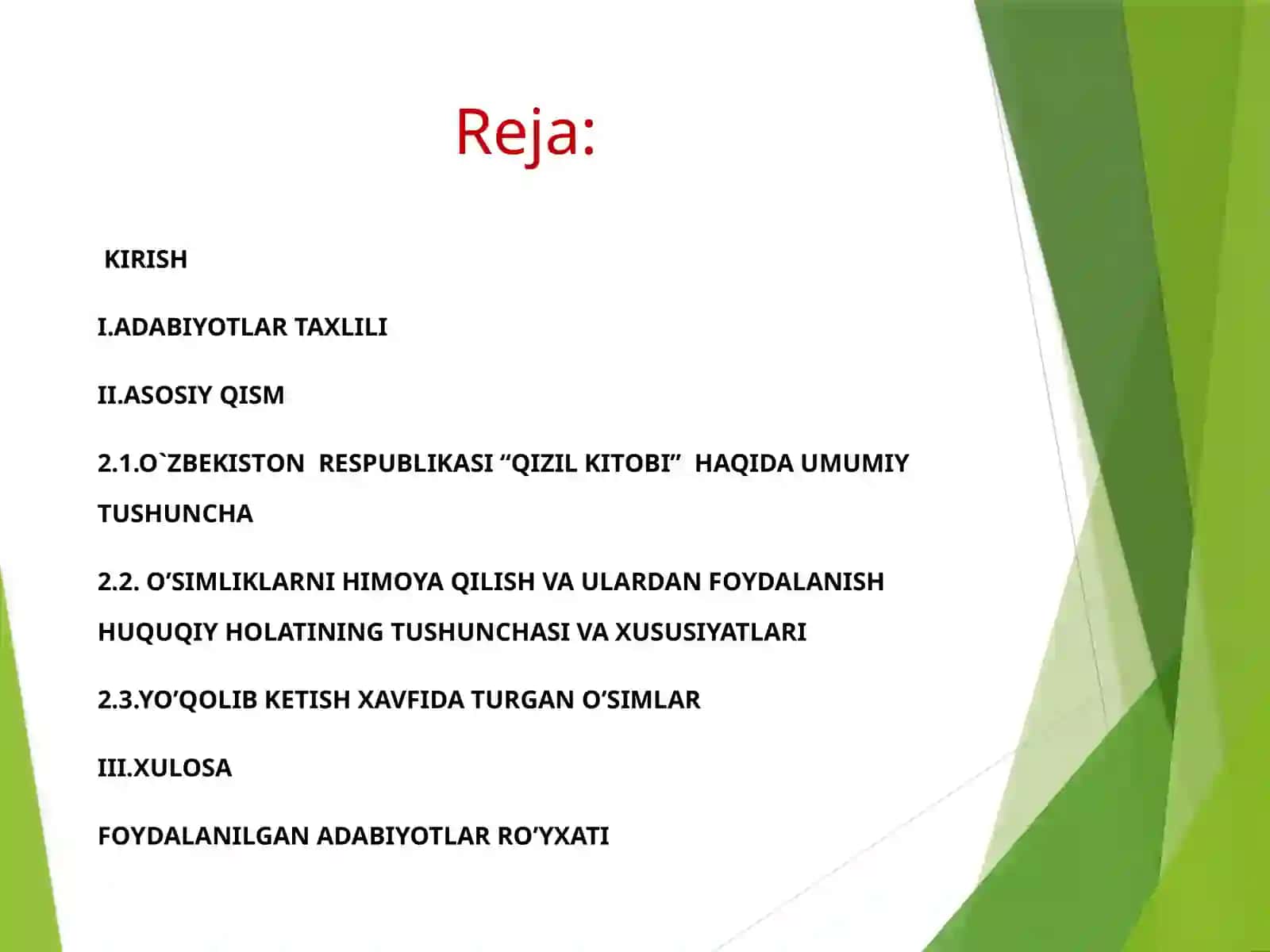 O'zbekiston Respublikasi Qizil kitobiga kiritilgan ayrim o'simliklar 2