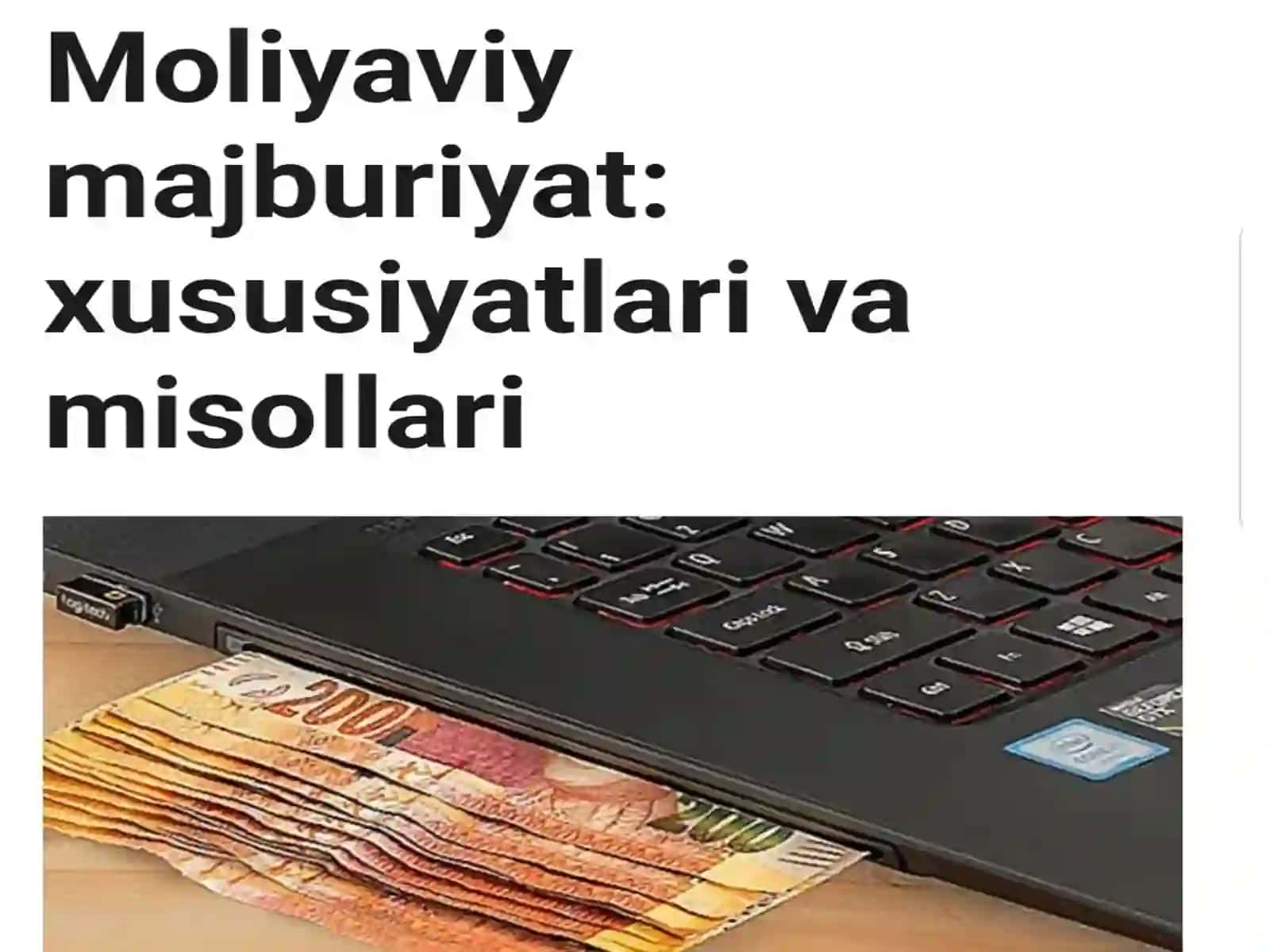 Moliyaviy Majburiyatlar 2
