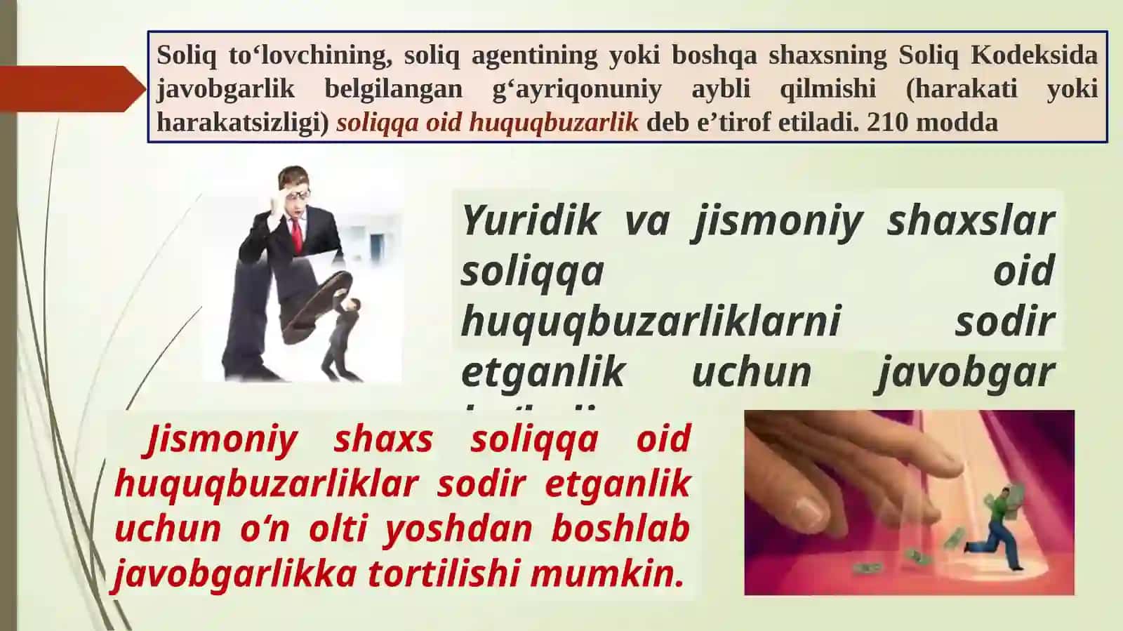 SOLIQQA OID HUQUQBUZARLIK UCHUN JAVOBGARLIK 2