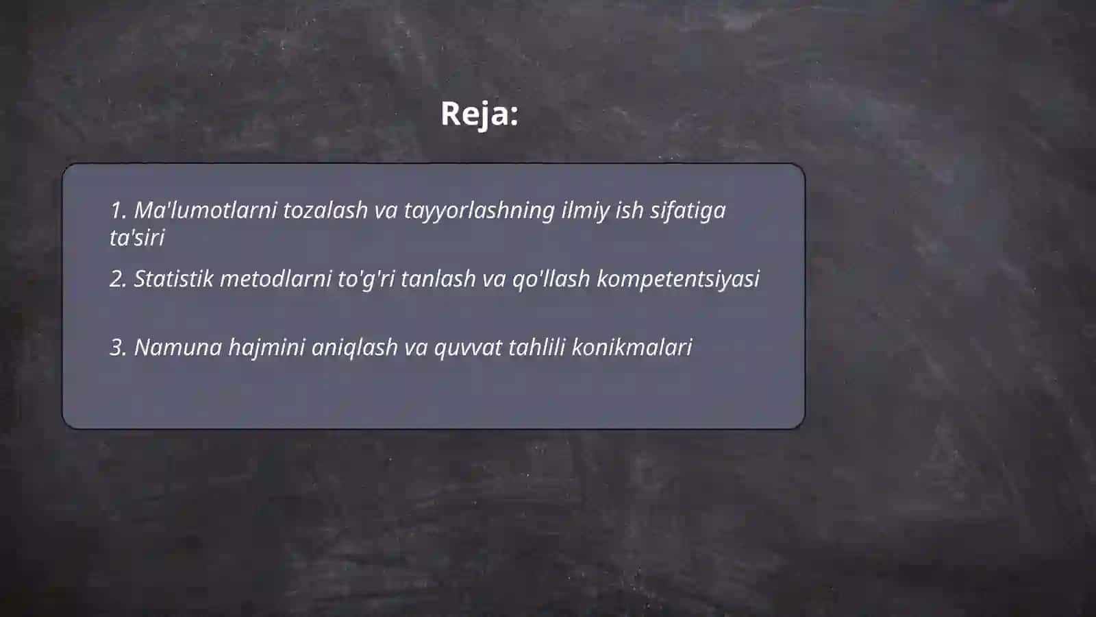 Ma'lumotlarni tozalash va tayyorlashning ilmiy ish sifatiga ta'siri 2